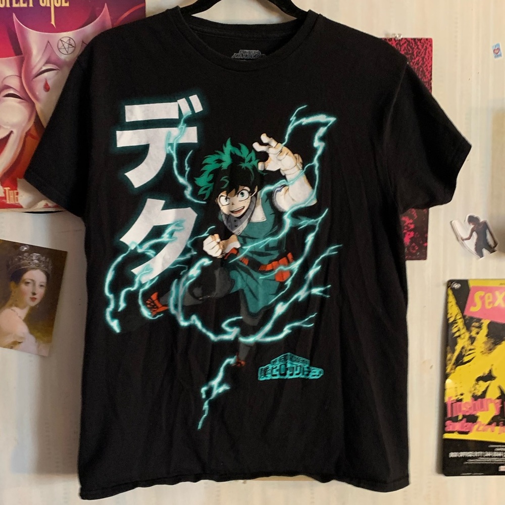 My Hero Academia Deku Izuku Midoriya Shoot Style Lighting Men's Tee